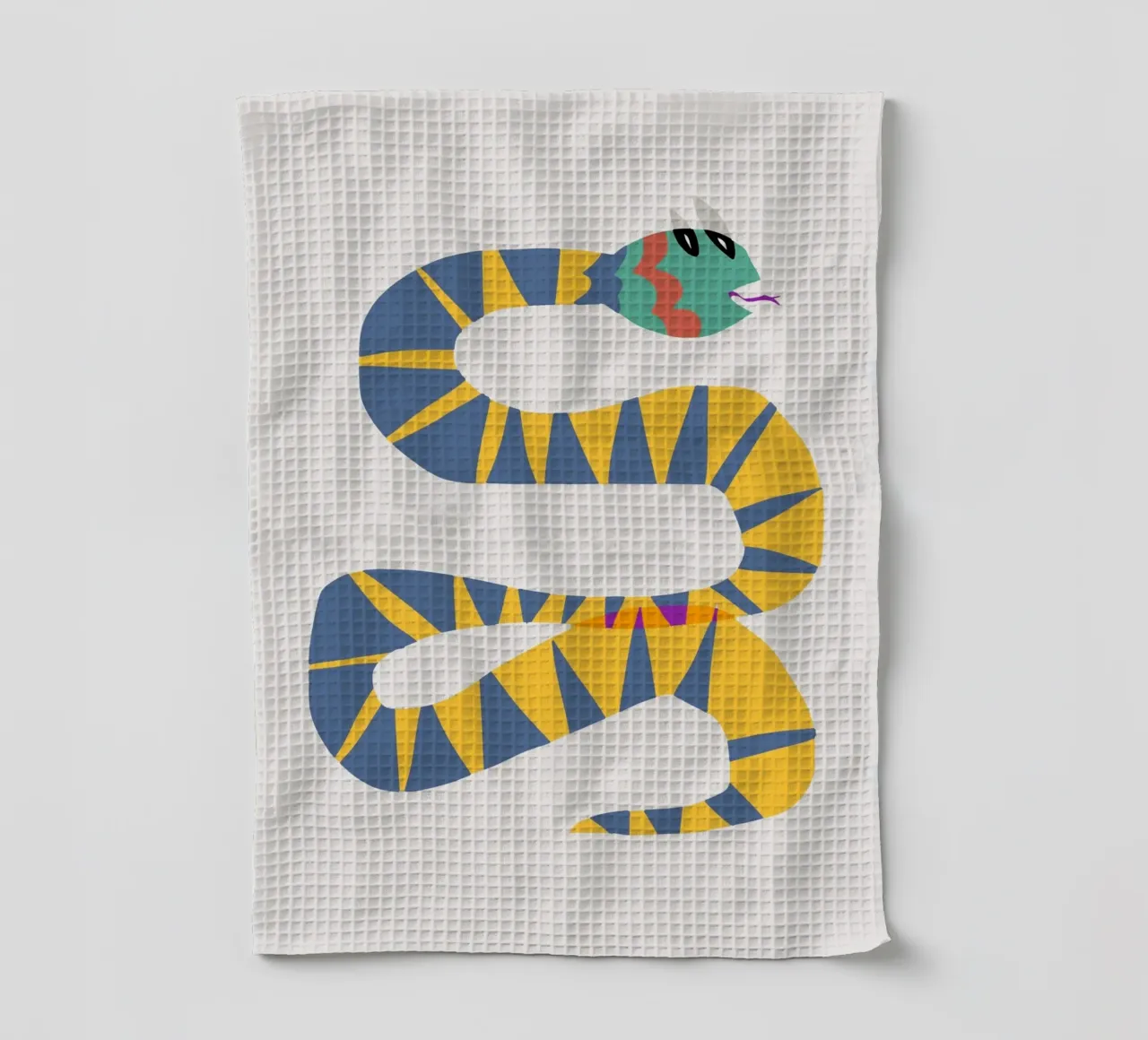 Serpente funky canovaccio da cucina da Little Dean