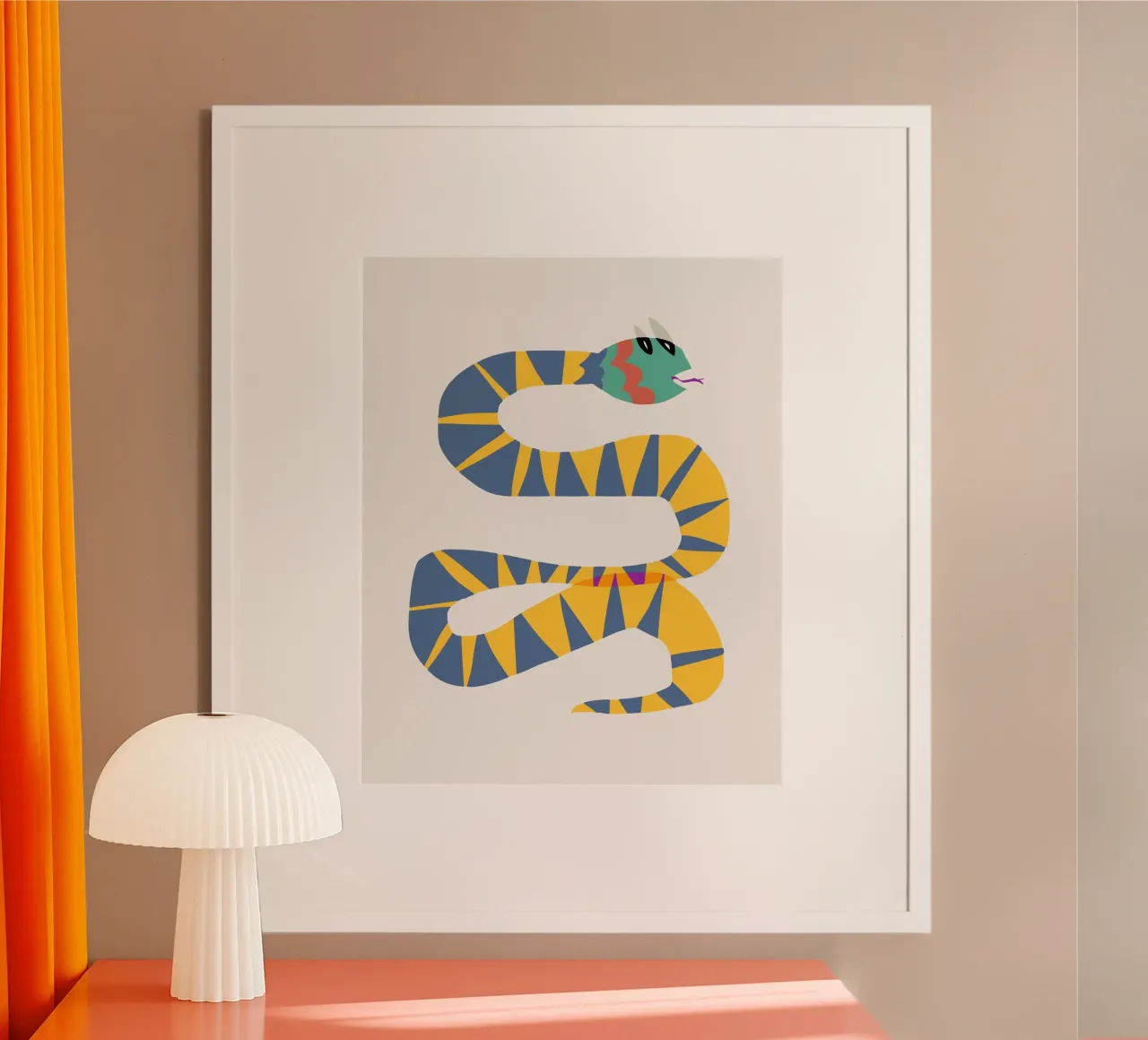 Serpente funky poster da Little Dean