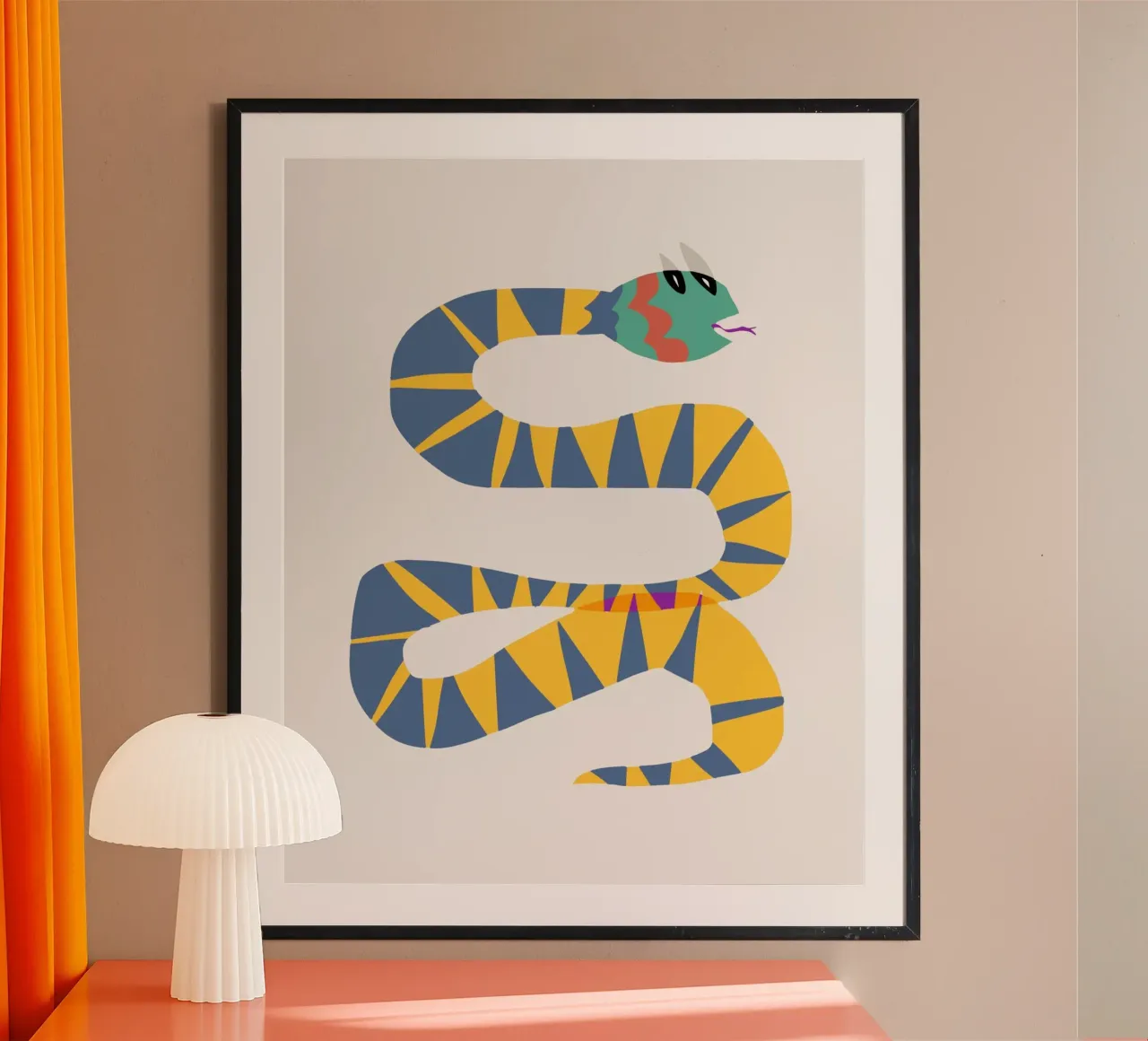 Serpente funky poster da Little Dean