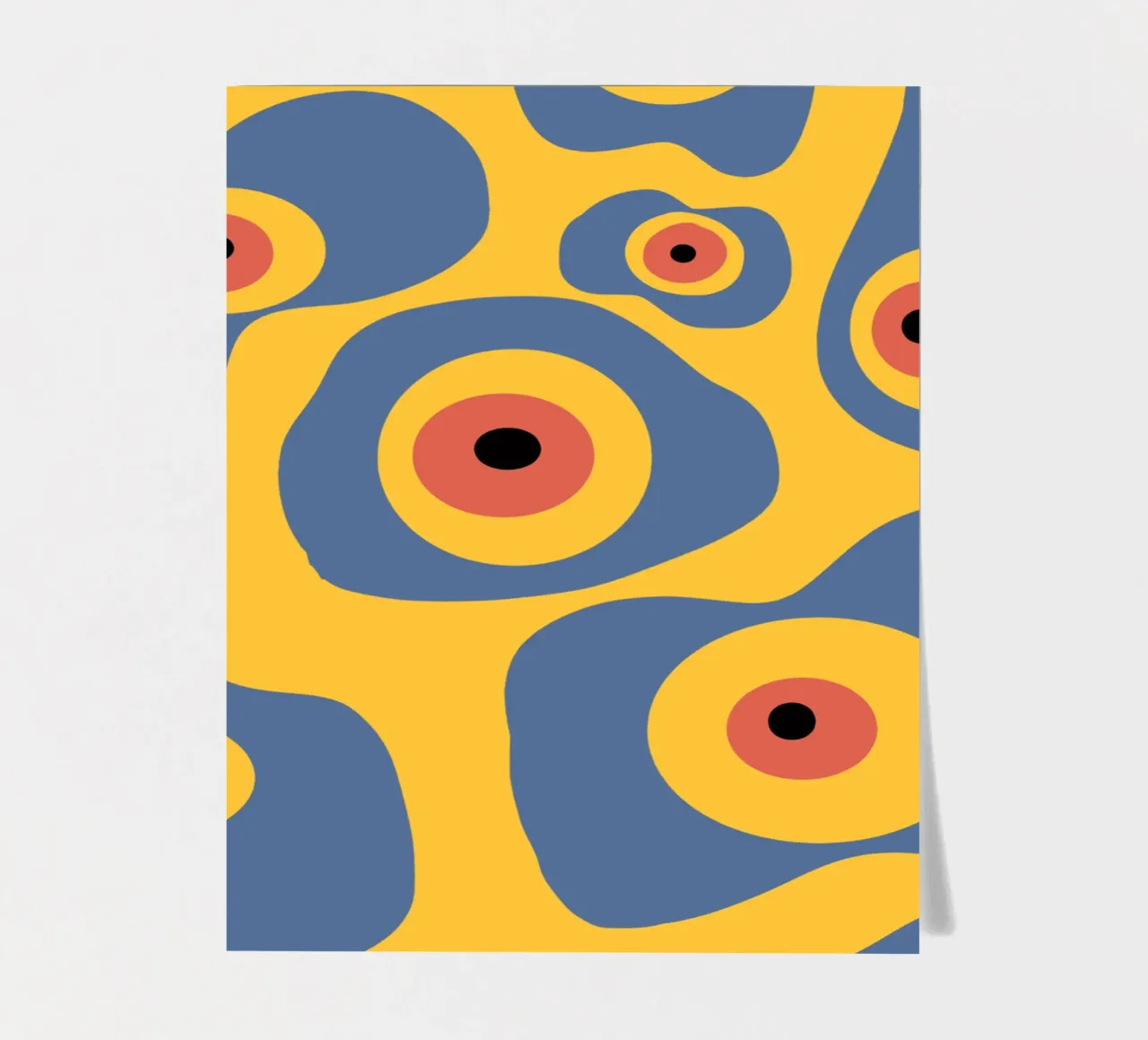 Evil eye pattern sticker sheet by Little Dean