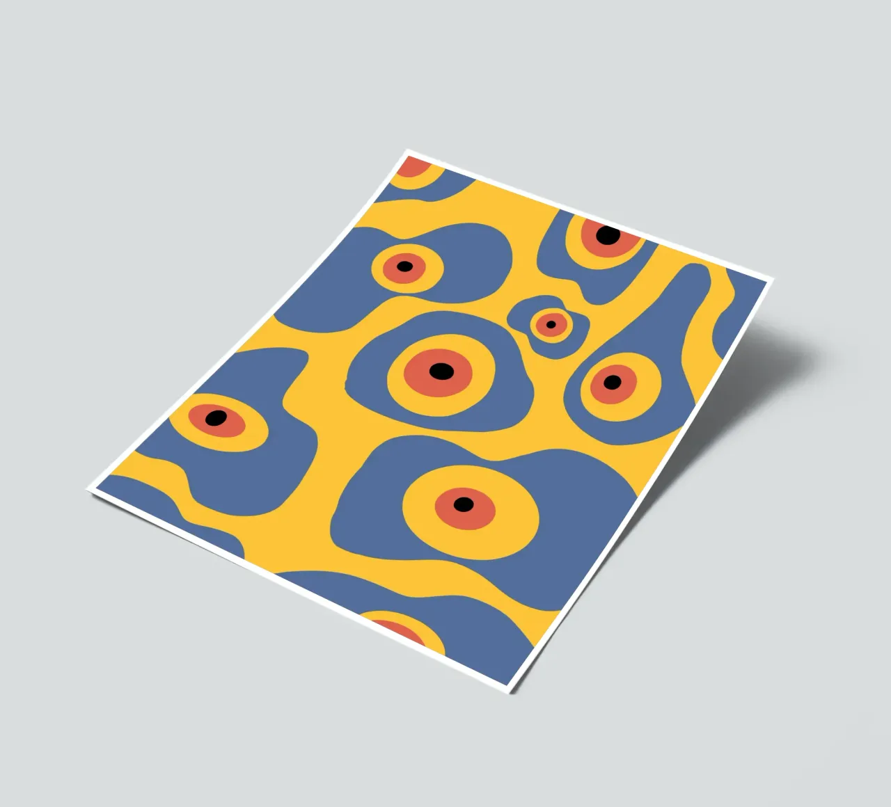 Evil eye pattern sticker sheet by Little Dean