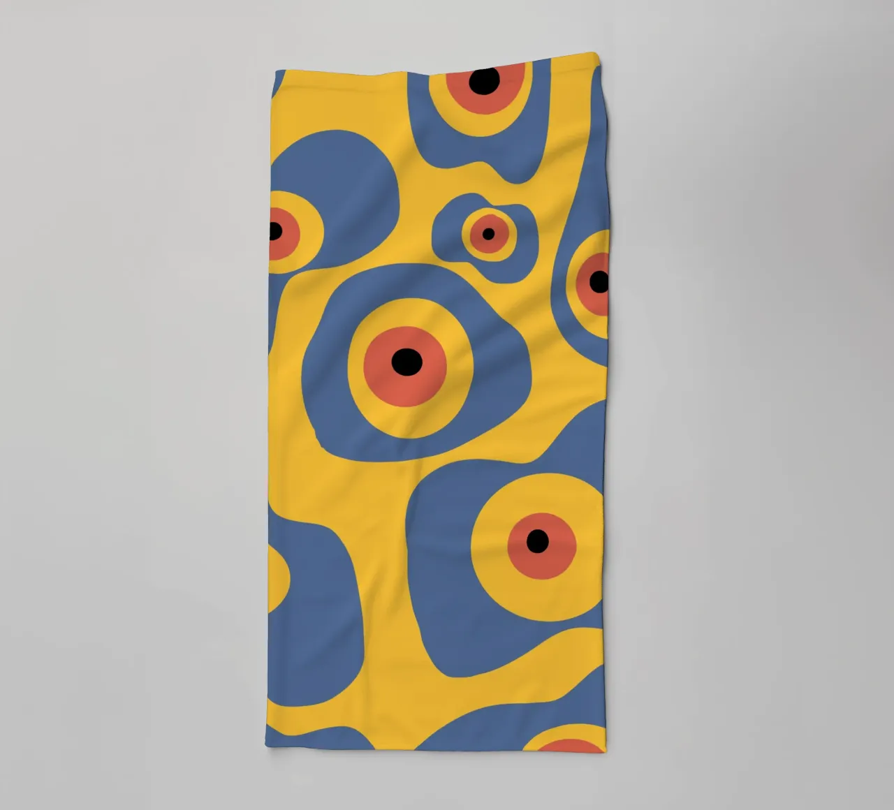 Evil eye pattern towel by Little Dean