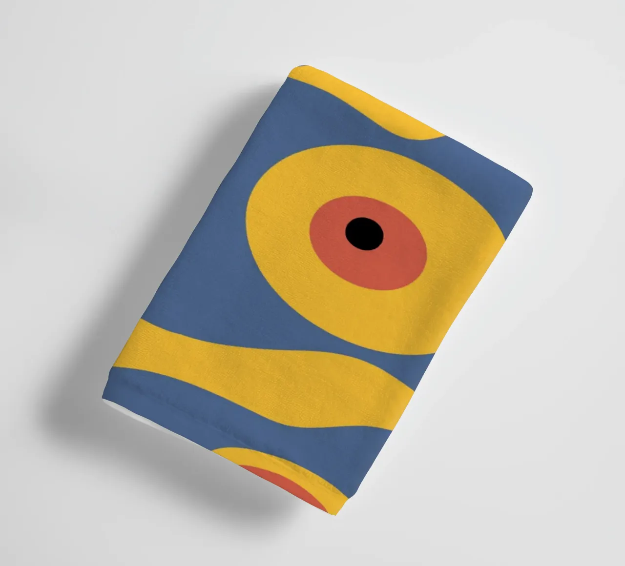 Evil eye pattern towel by Little Dean
