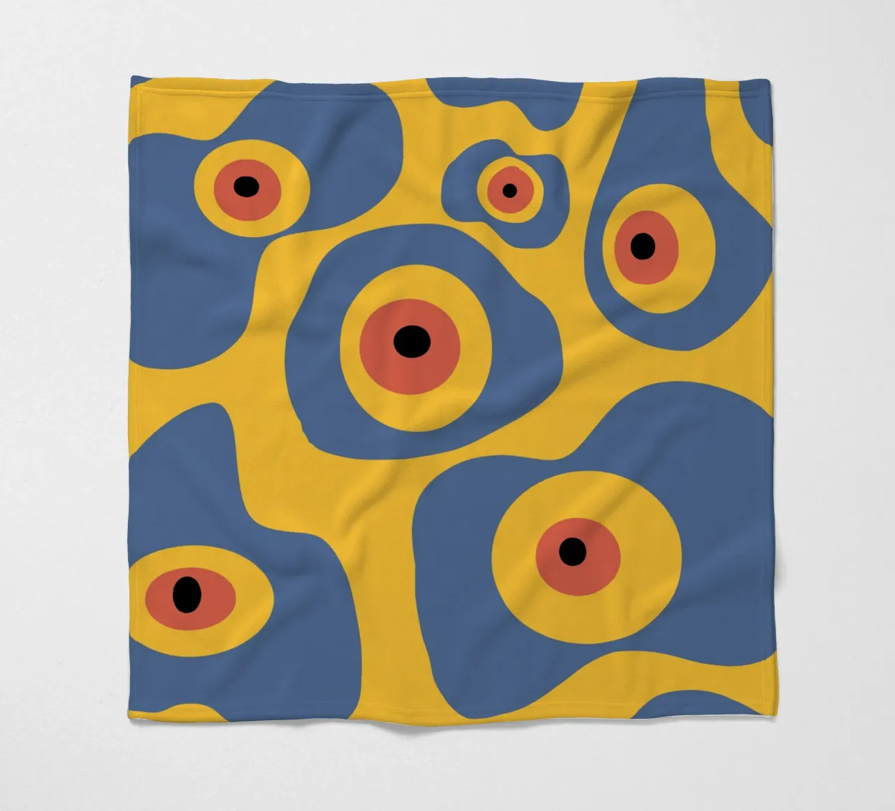 Evil eye pattern Fleecedecke von Little Dean