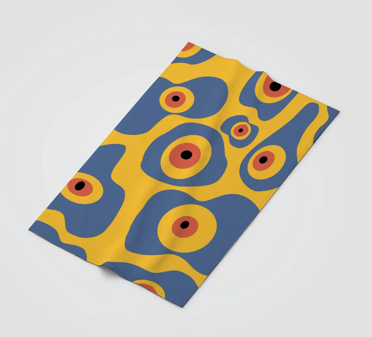 Evil eye pattern Fleecedecke von Little Dean