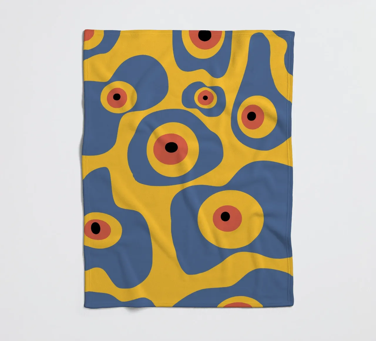 Evil eye pattern Fleecedecke von Little Dean