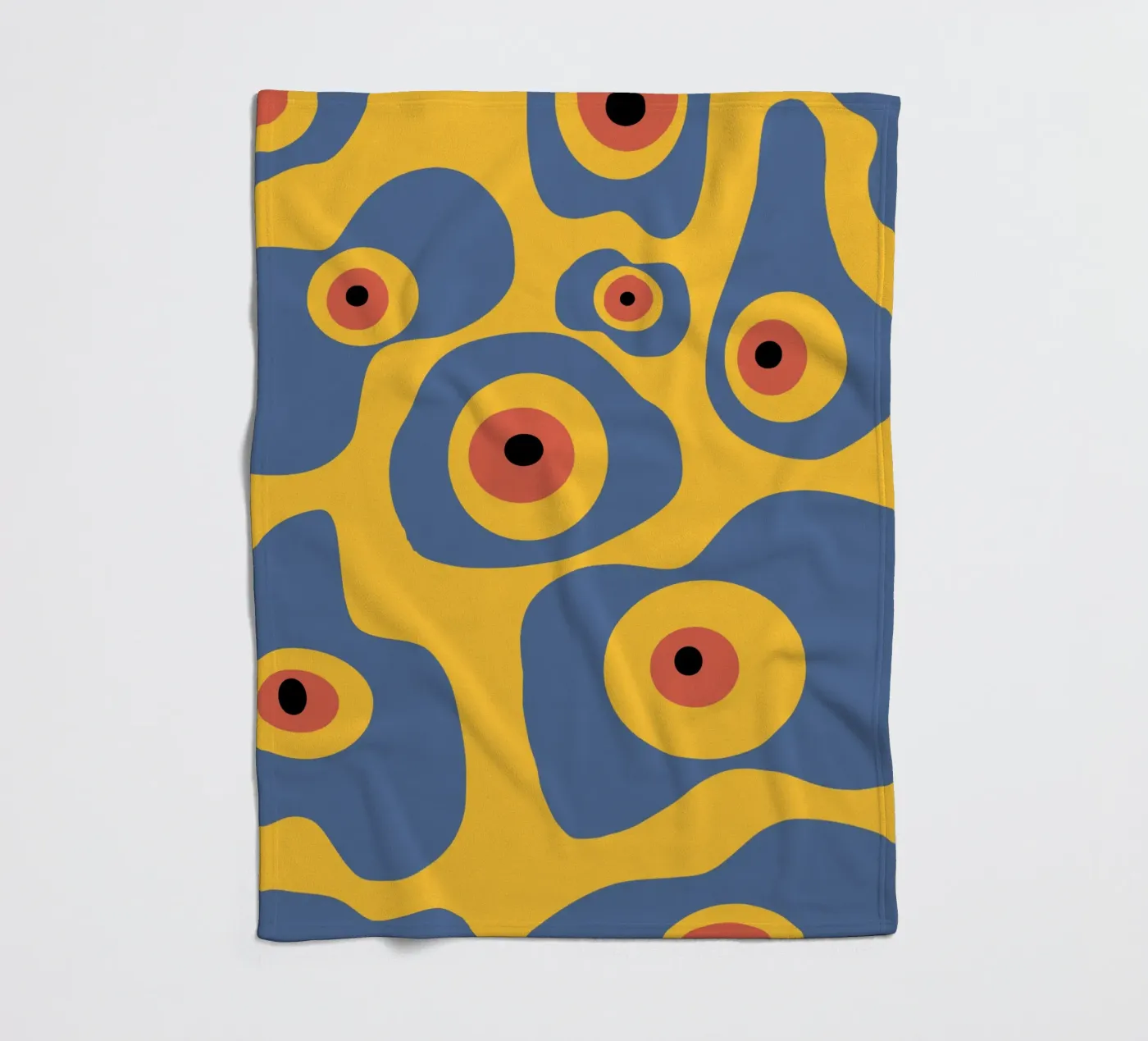 Böses-Auge-Muster Fleecedecke von Little Dean