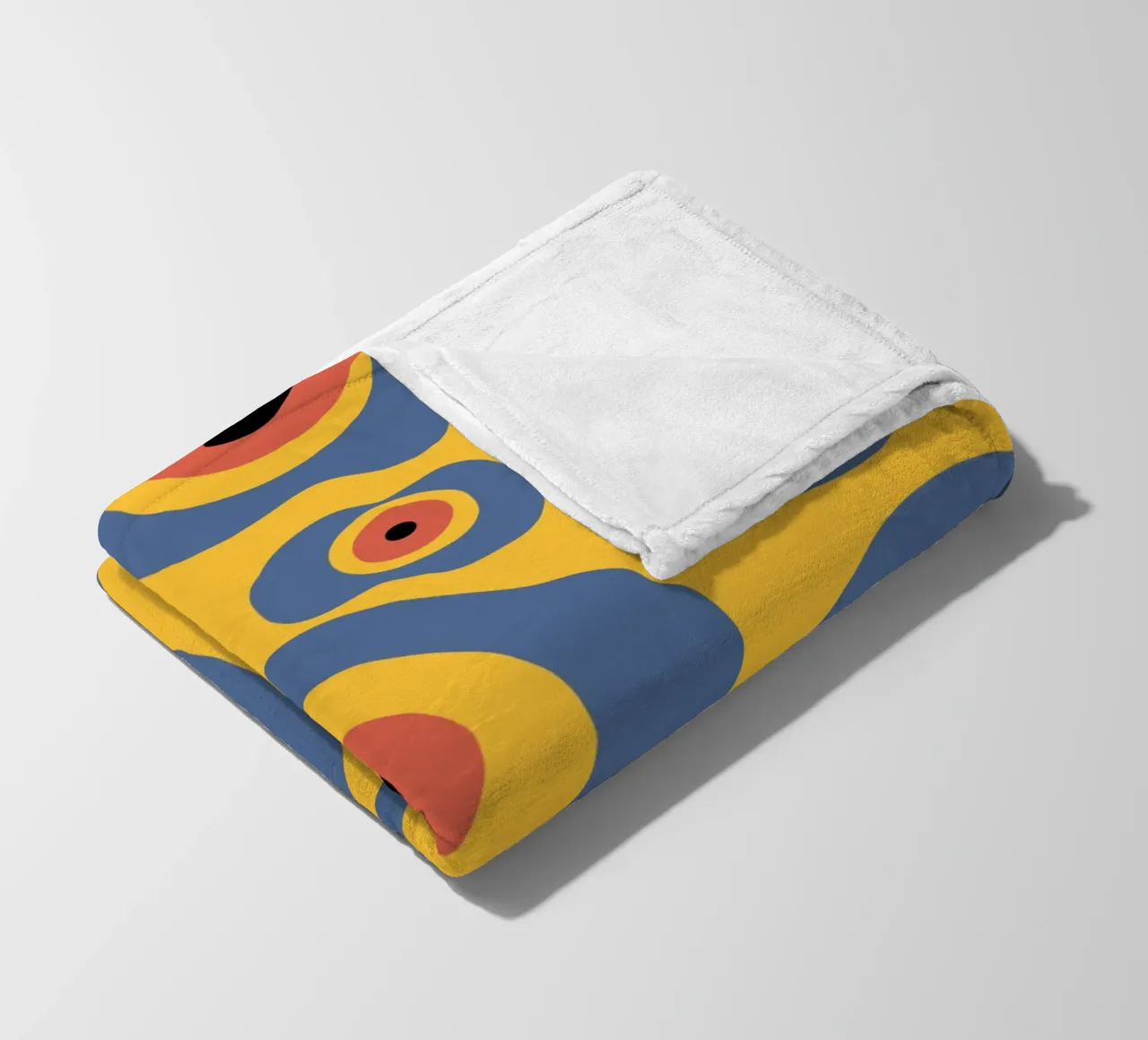 Evil eye pattern Fleecedecke von Little Dean