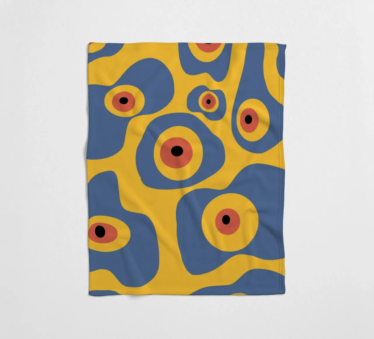 Evil eye pattern Fleecedecke von Little Dean