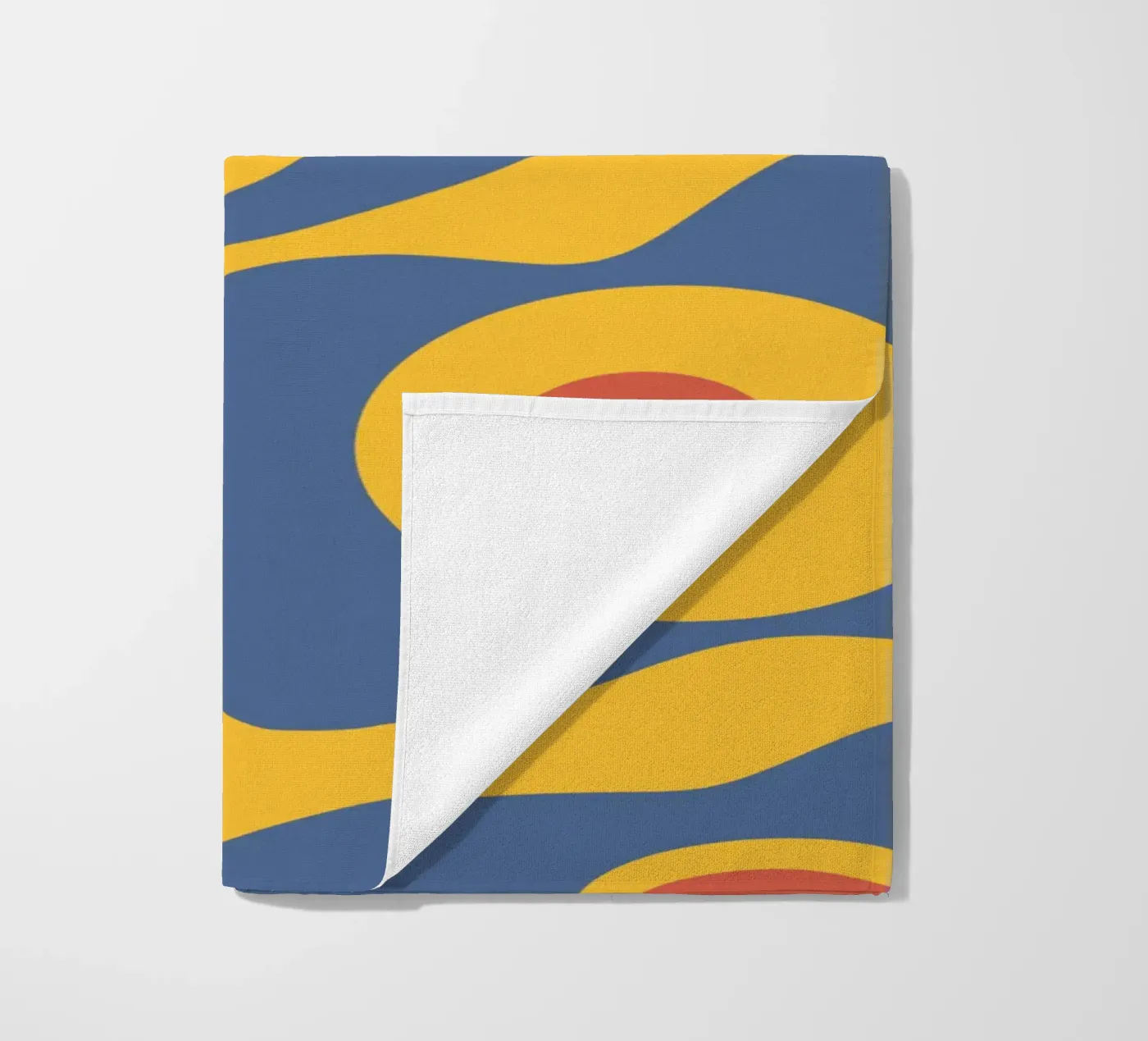 Evil eye pattern beach towel by Little Dean
