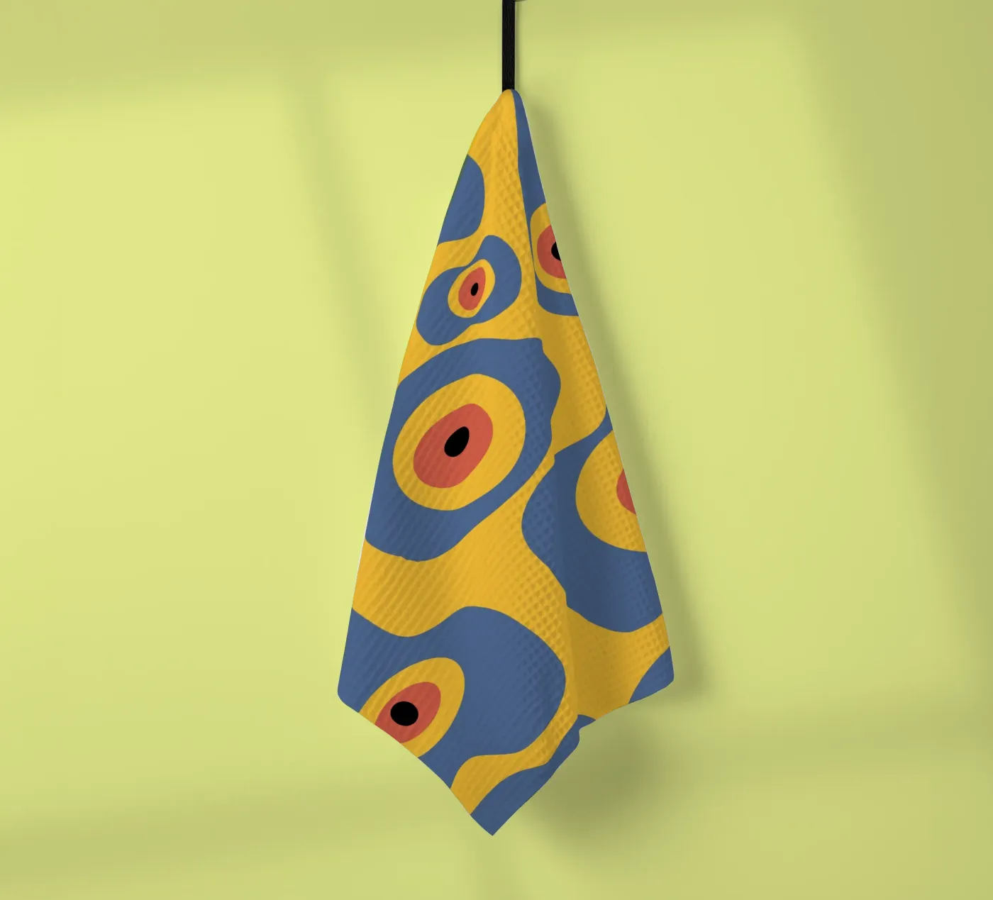Evil eye pattern theedoek van Little Dean