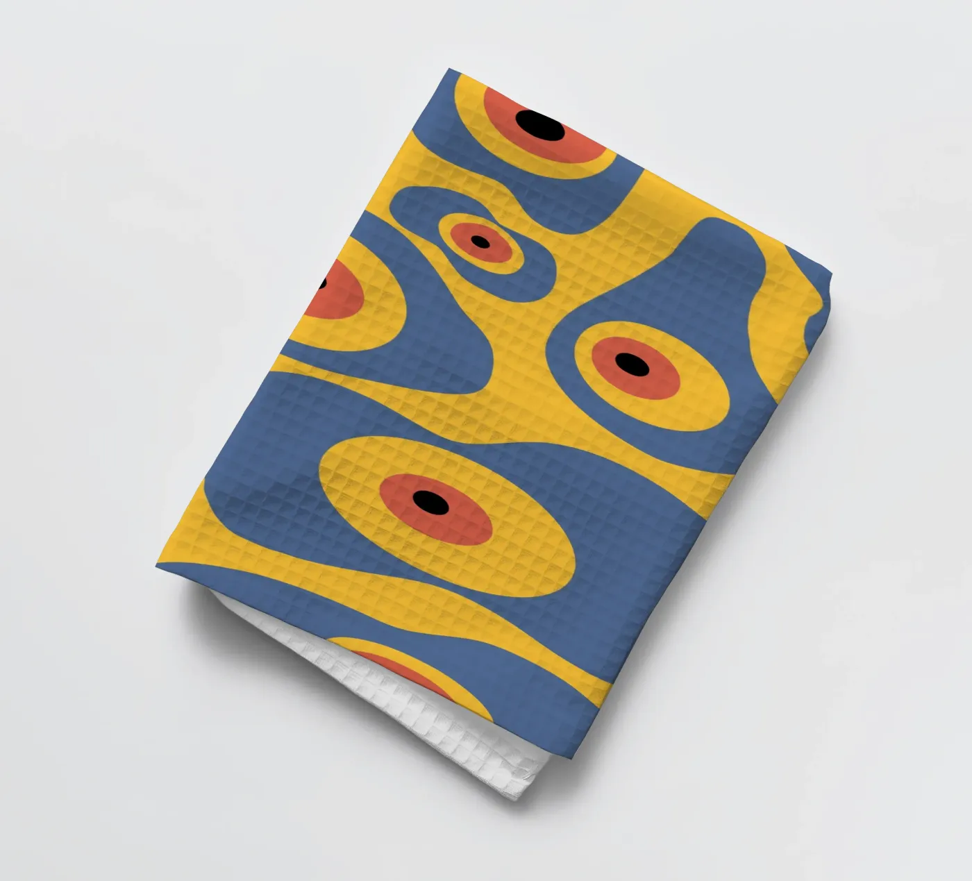 Evil eye pattern theedoek van Little Dean