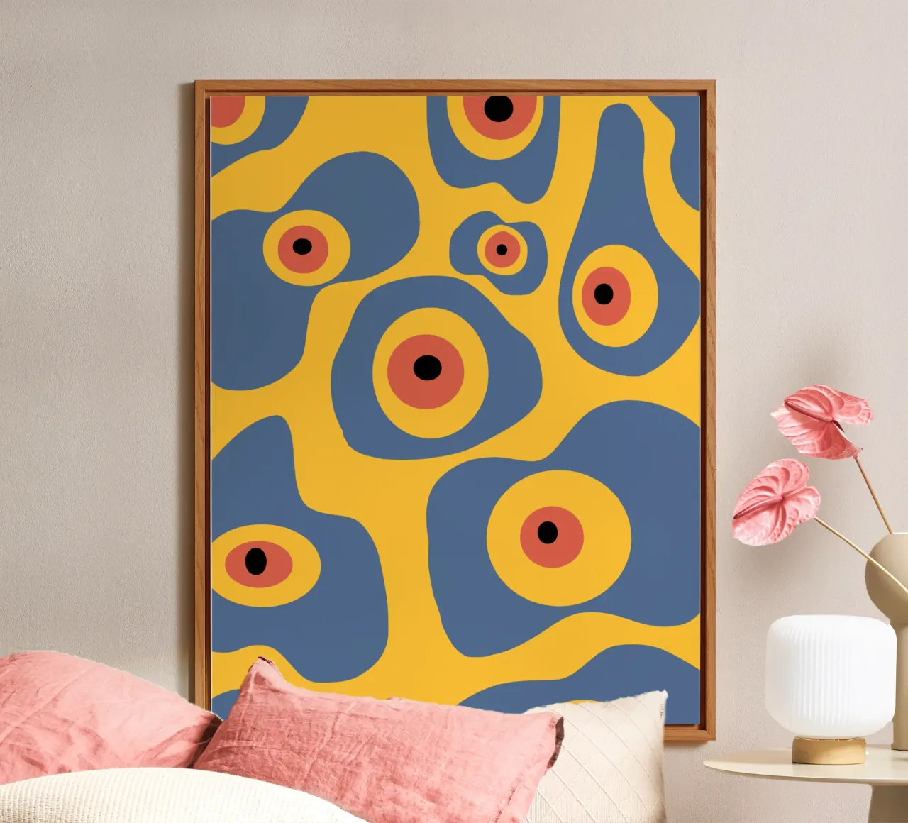 Evil eye pattern forex plate by Little Dean