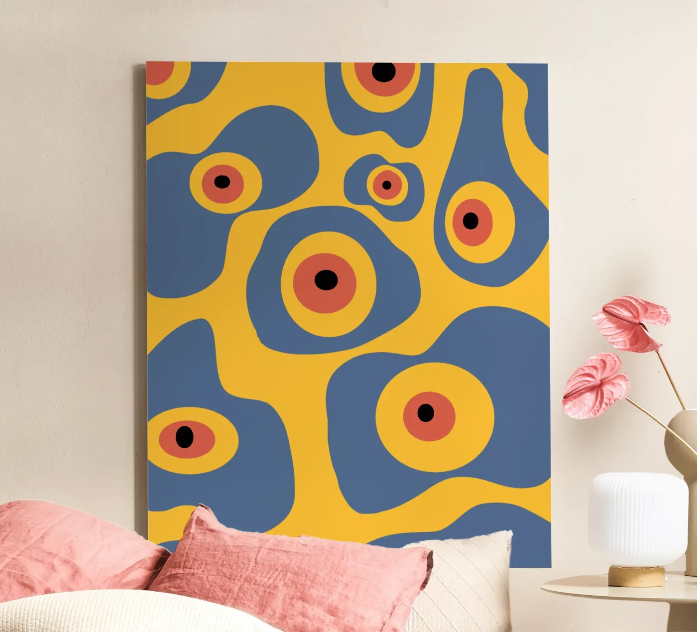 Motif de l'œil malin toile de Little Dean