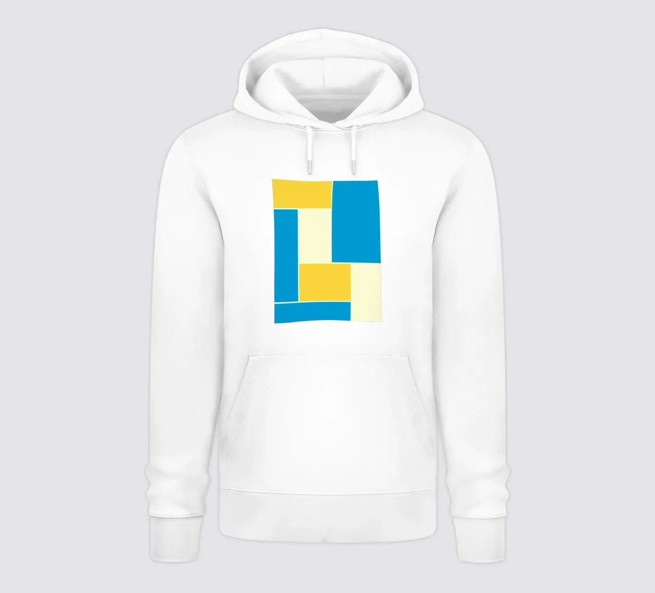 Angolo geometrico felpa con cappuccio da Little Dean