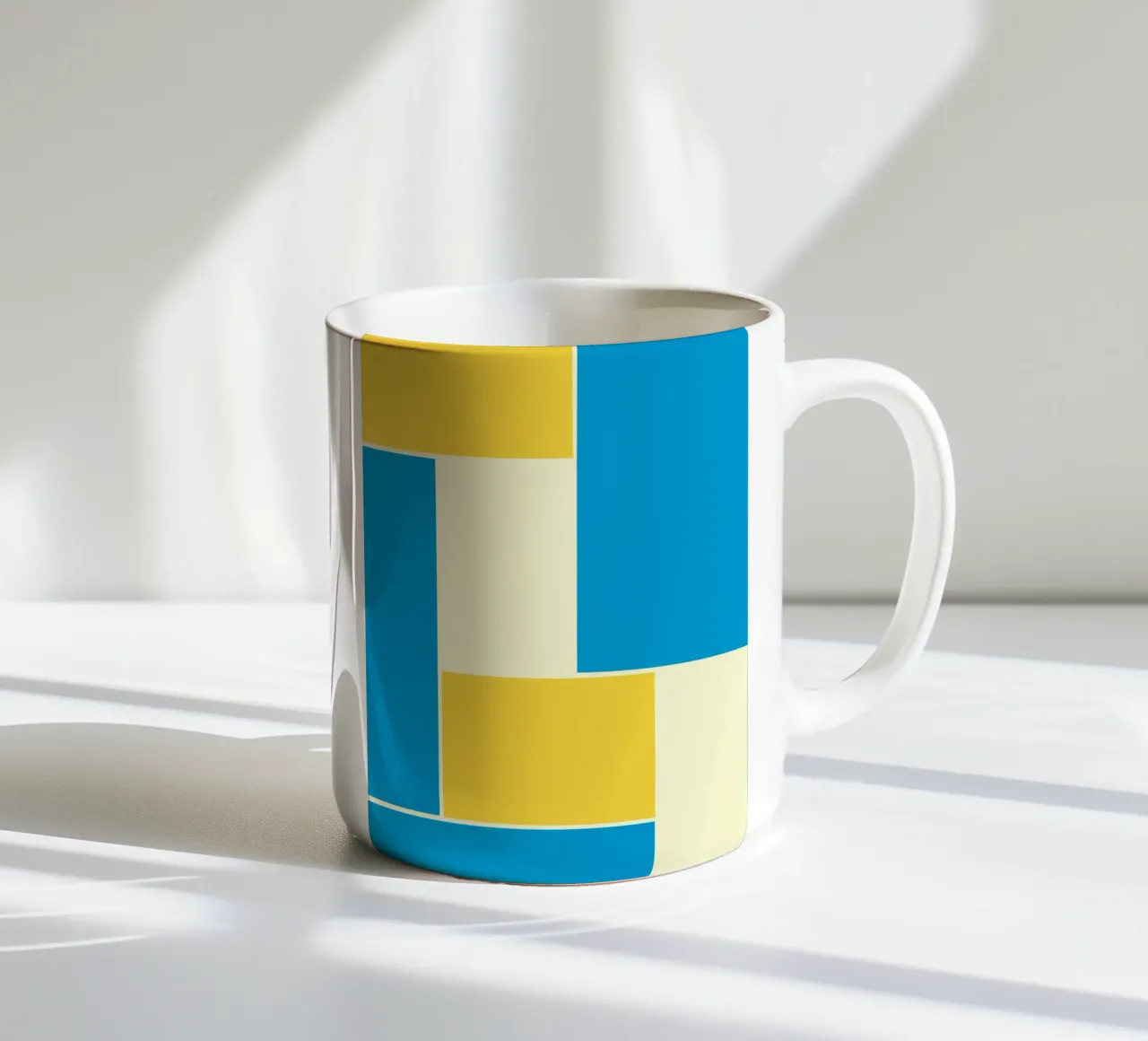 Angolo geometrico tazza in ceramica da Little Dean