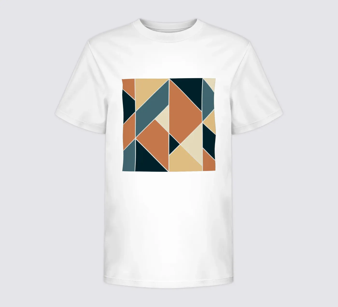 Geometric tile pattern Kinder T-Shirt von Little Dean