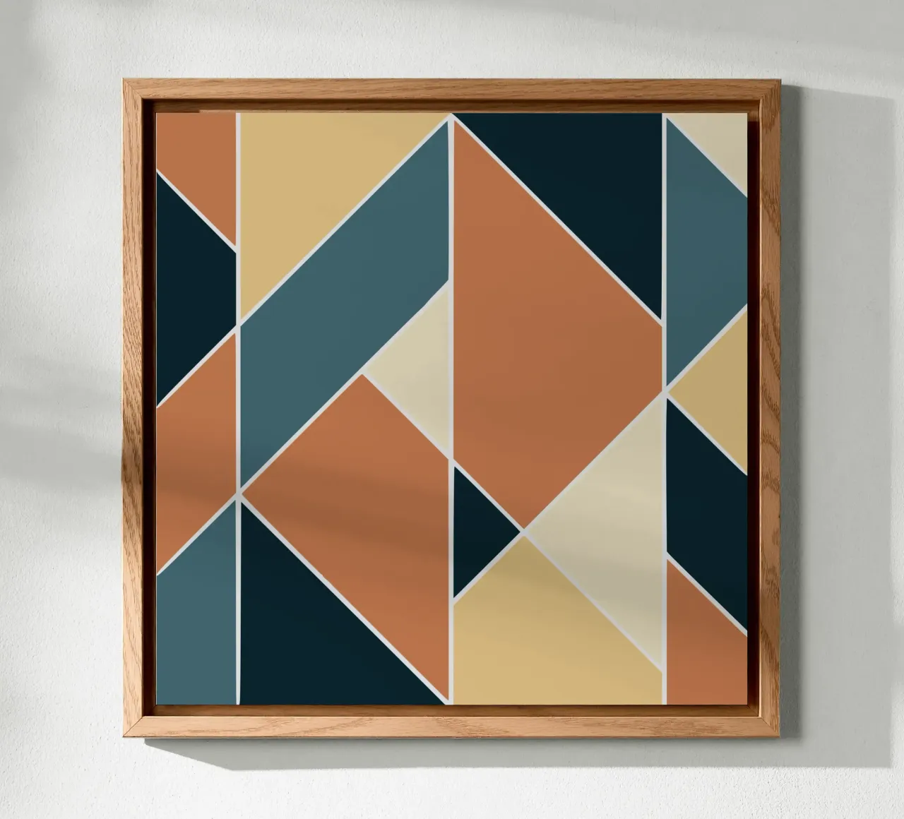 Geometric tile pattern forex plate by Little Dean