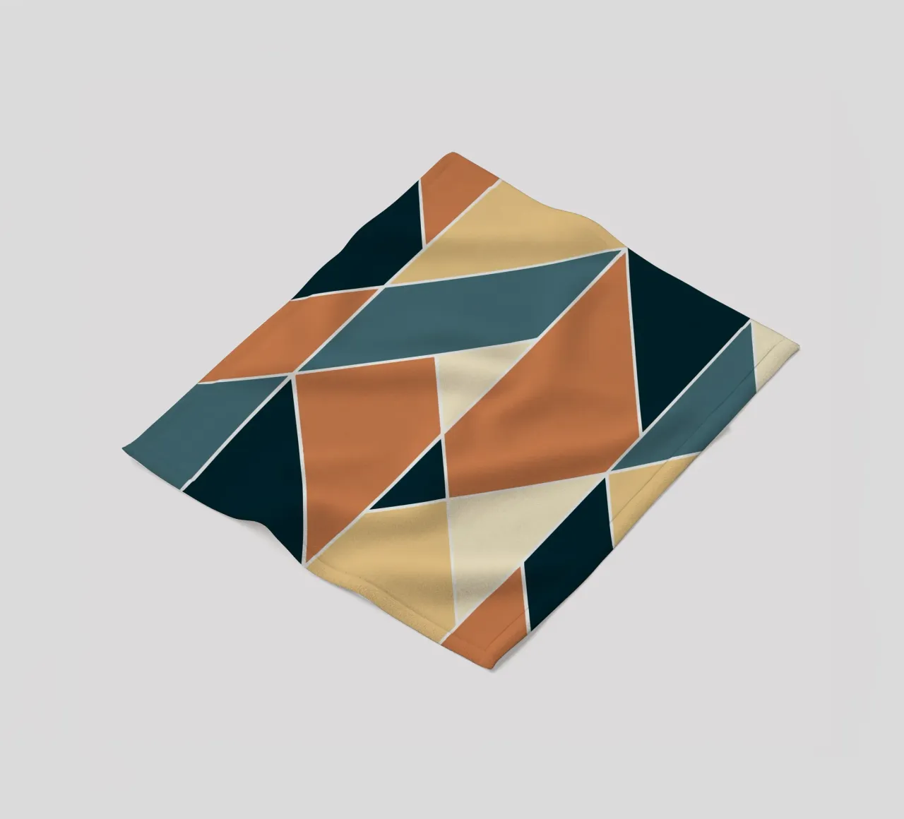 Geometric tile pattern Fleecedecke von Little Dean