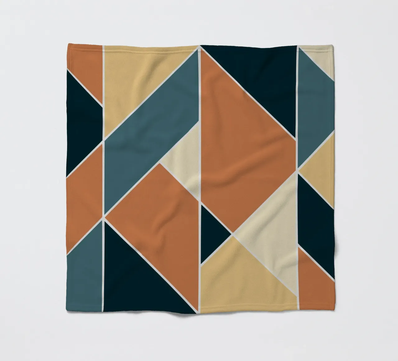 Geometric tile pattern Fleecedecke von Little Dean