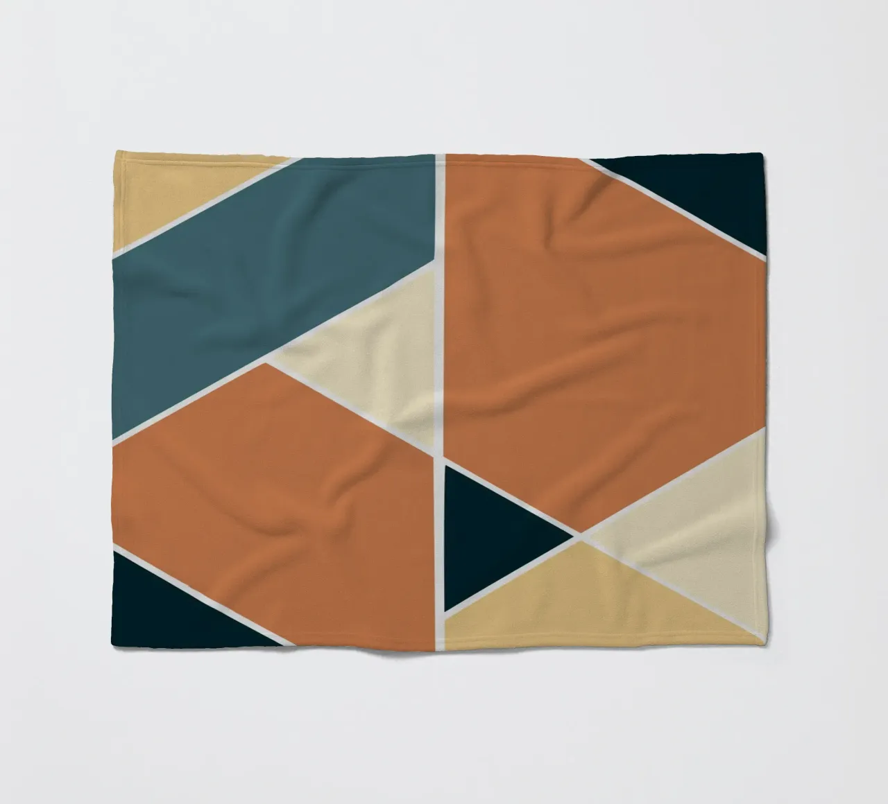 Geometric tile pattern Fleecedecke von Little Dean