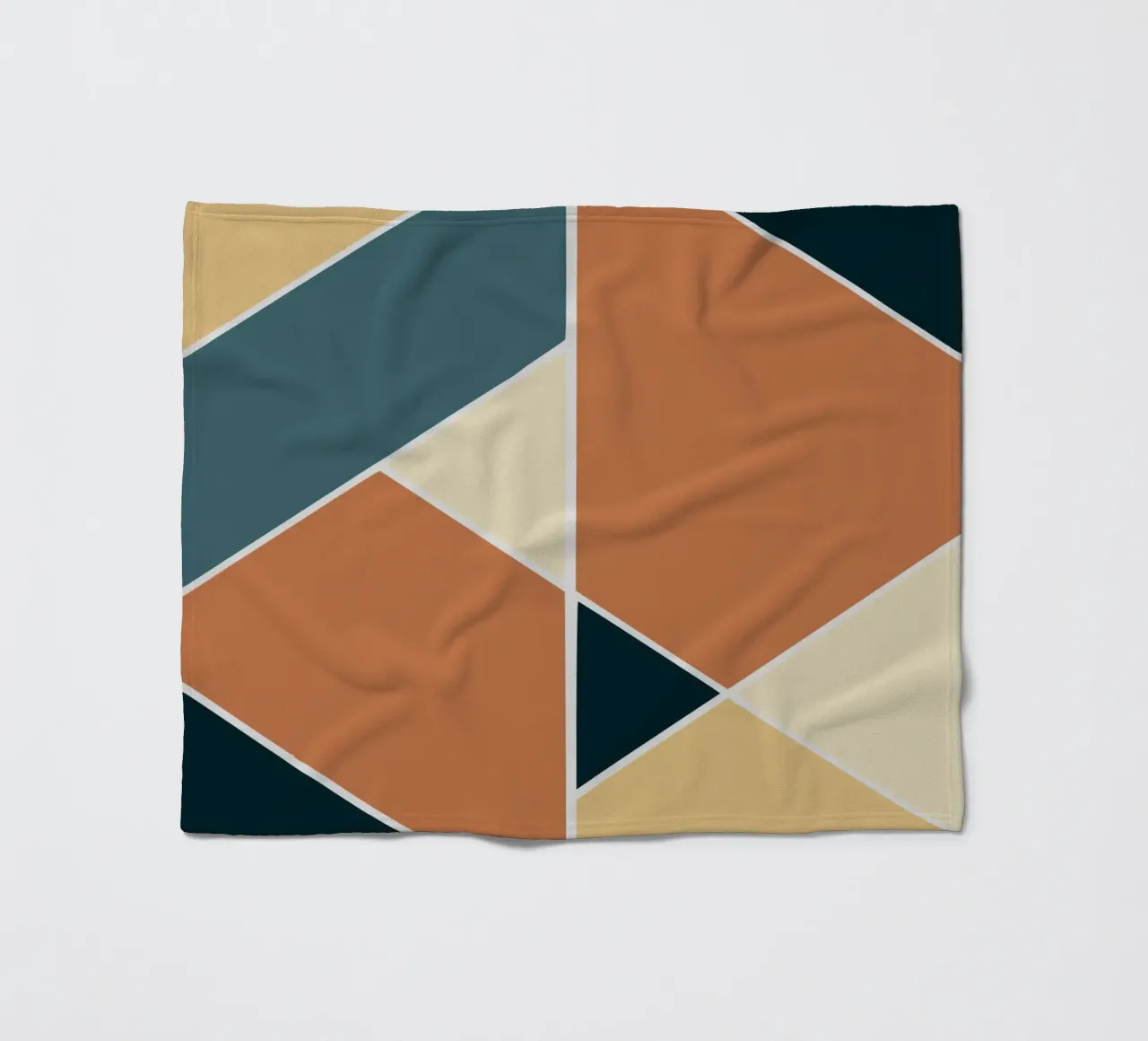 Geometric tile pattern Fleecedecke von Little Dean