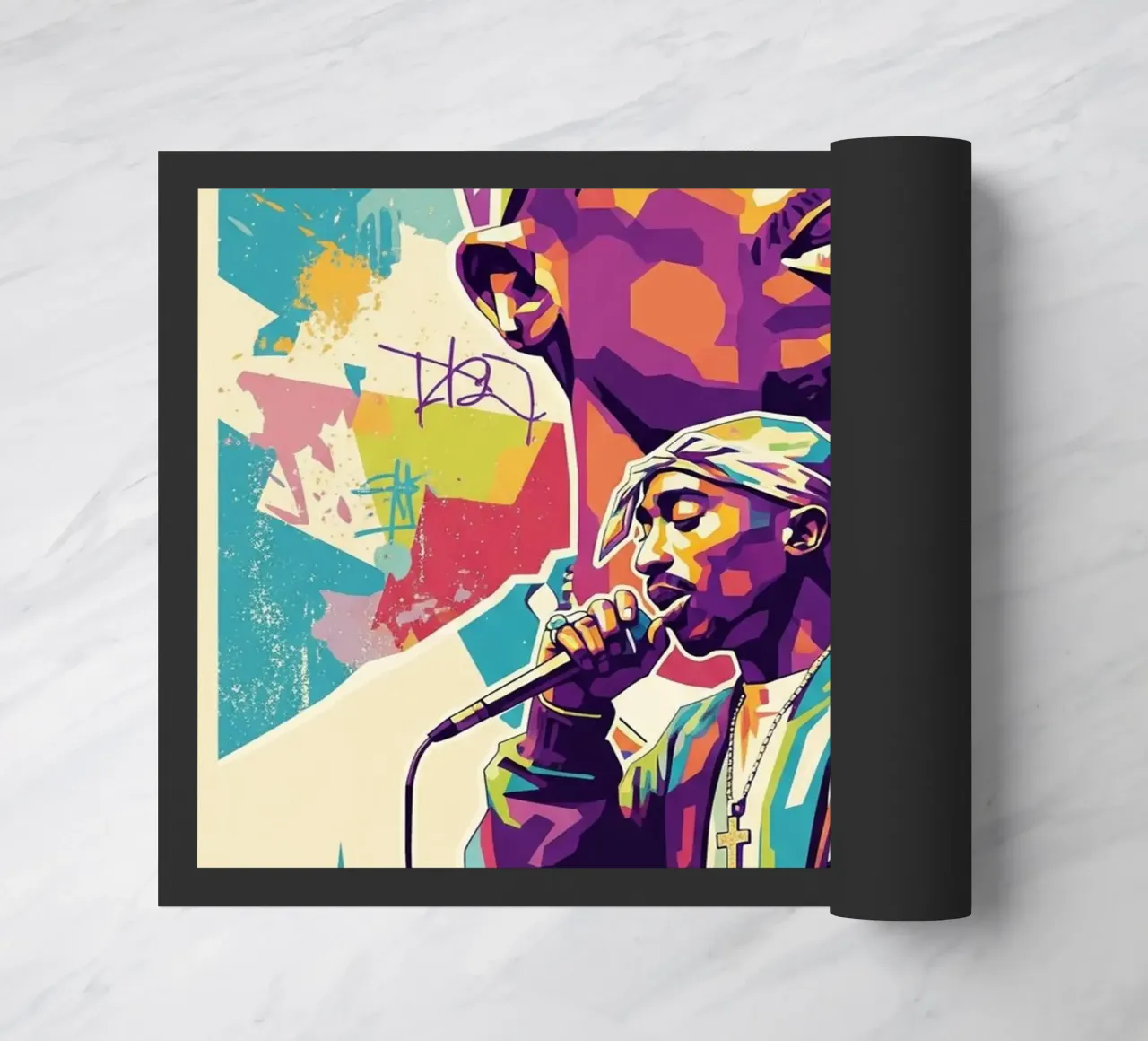 Tupac Shakur in memoria di Tupac Shakur zerbino da Hantamrata