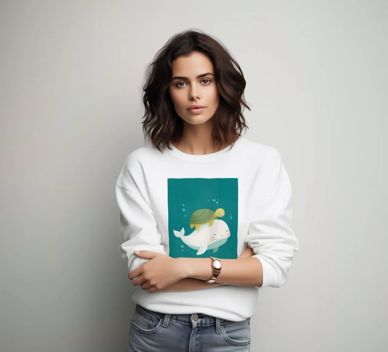 Ocean Friends felpa da Kiara