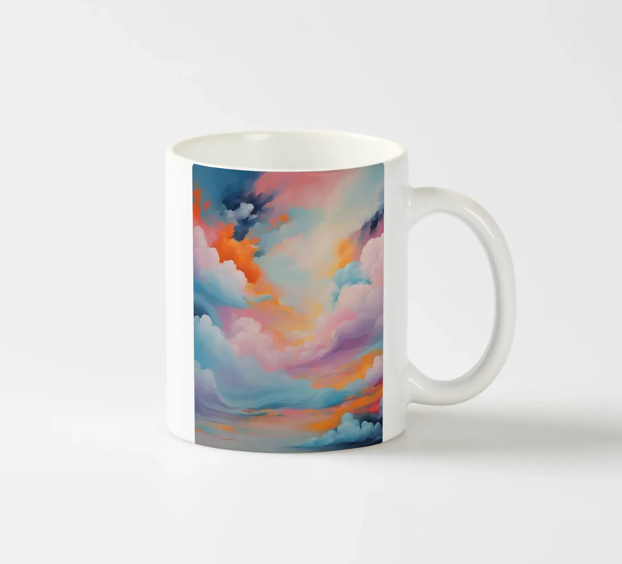 Nuvole selvagge tazza in ceramica da Ohkimiko