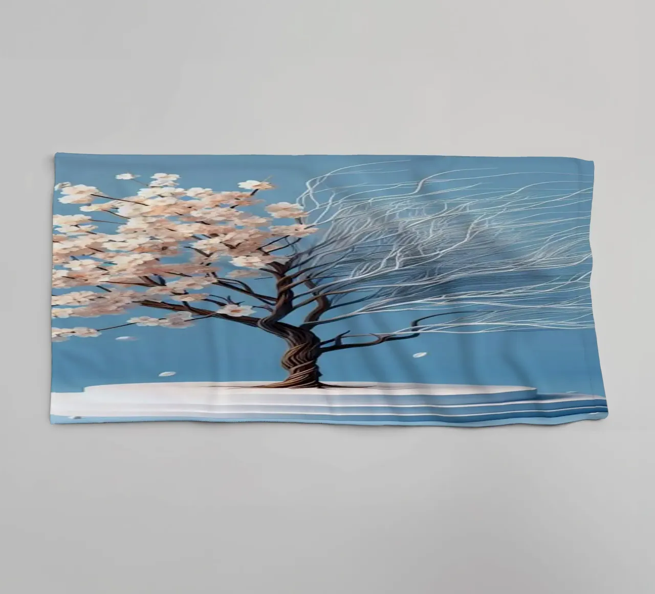 Spring and winter towel by BenCoStyle