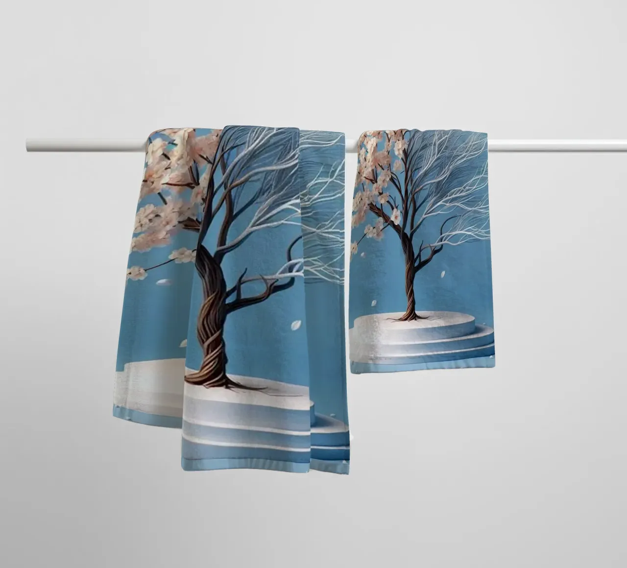 Spring and winter towel by BenCoStyle