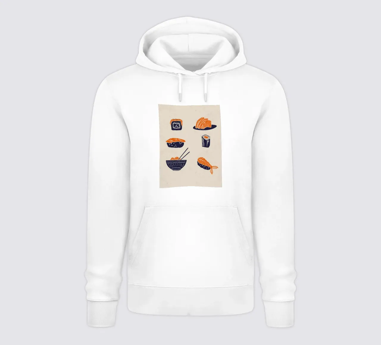 Set di sushi felpa con cappuccio da Indigo Rain