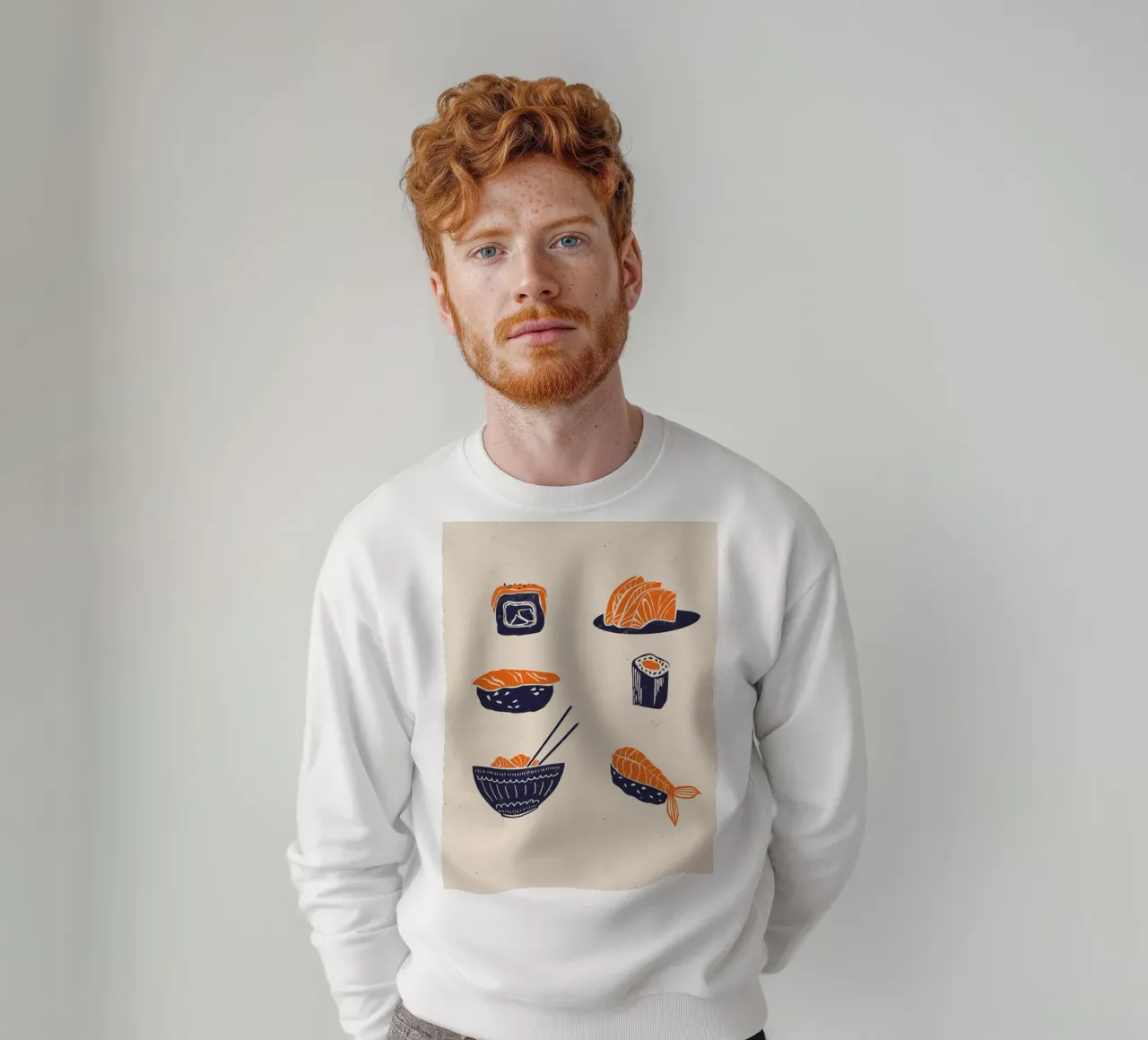 Sushi Set sweatshirt by Indigo Rain