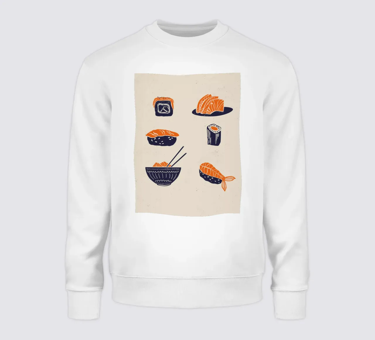 Sushi Set sweatshirt by Indigo Rain