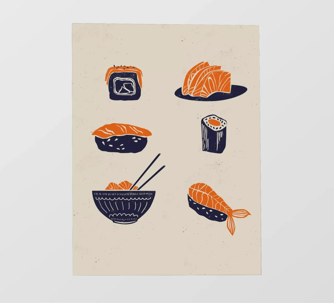 Set di sushi telo in pvc da Indigo Rain