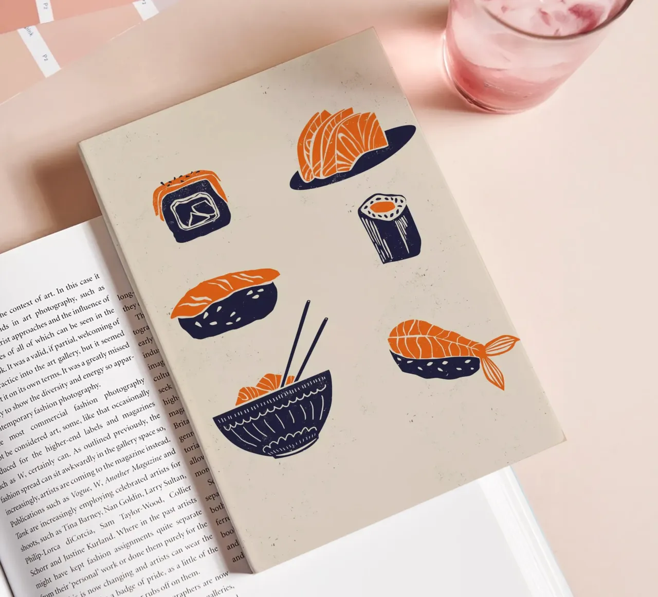 Sushi Set notebook by Indigo Rain