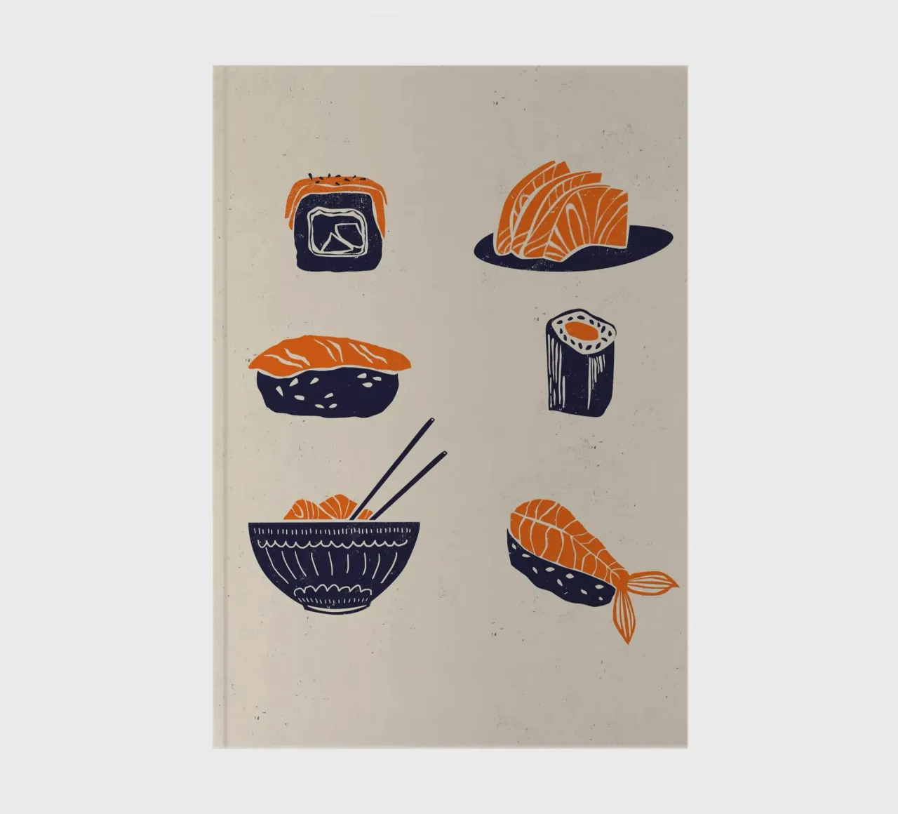 Sushi Set notebook by Indigo Rain