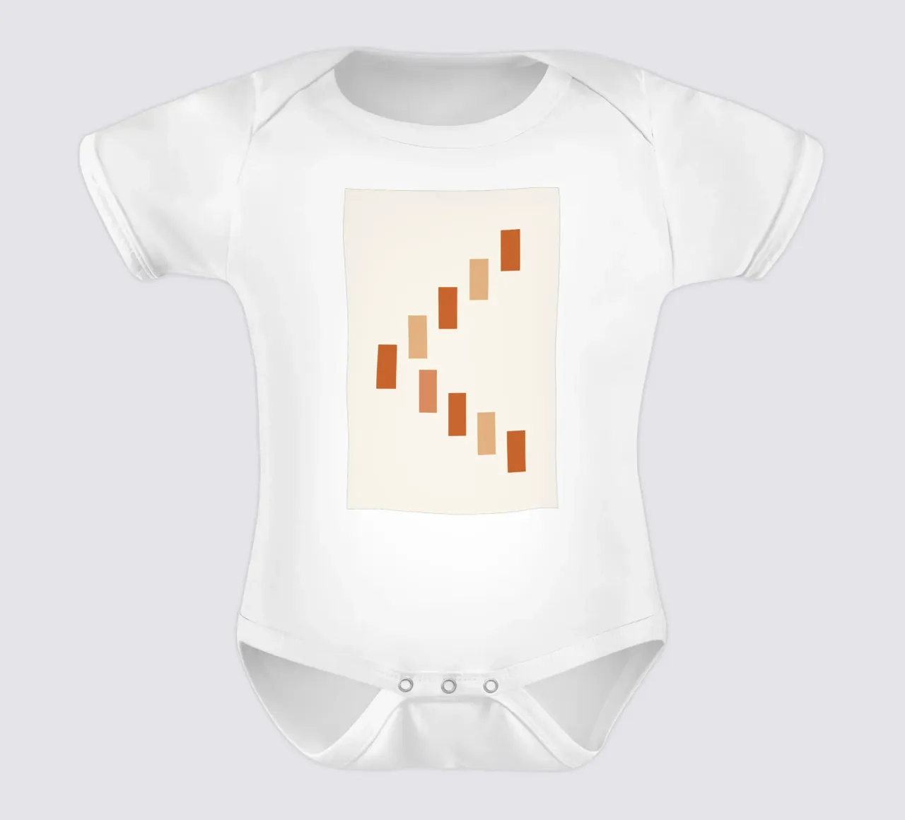 Shifting Rectangles in Rhythm body neonato maniche corte da LisaArtes