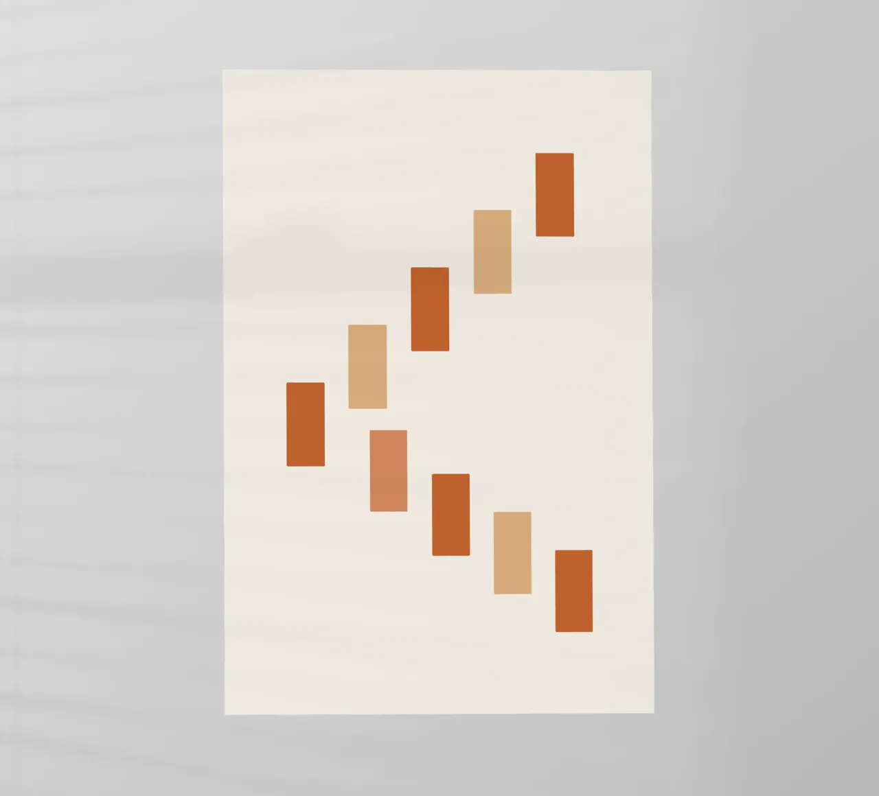 Shifting Rectangles in Rhythm pellicola backlit da LisaArtes