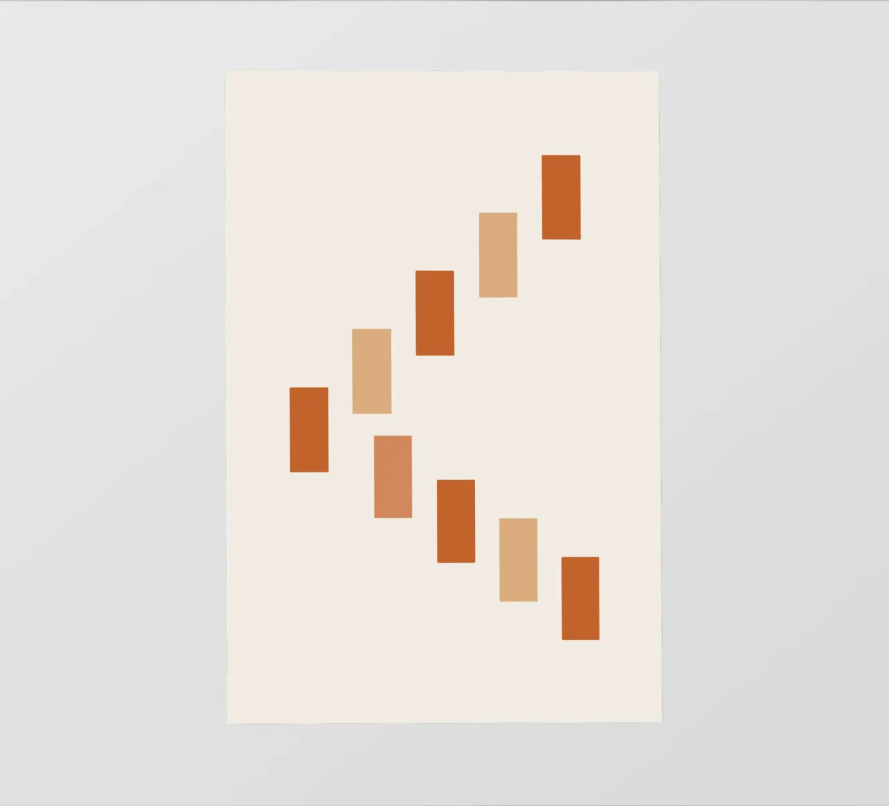 Shifting Rectangles in Rhythm telo in pvc da LisaArtes