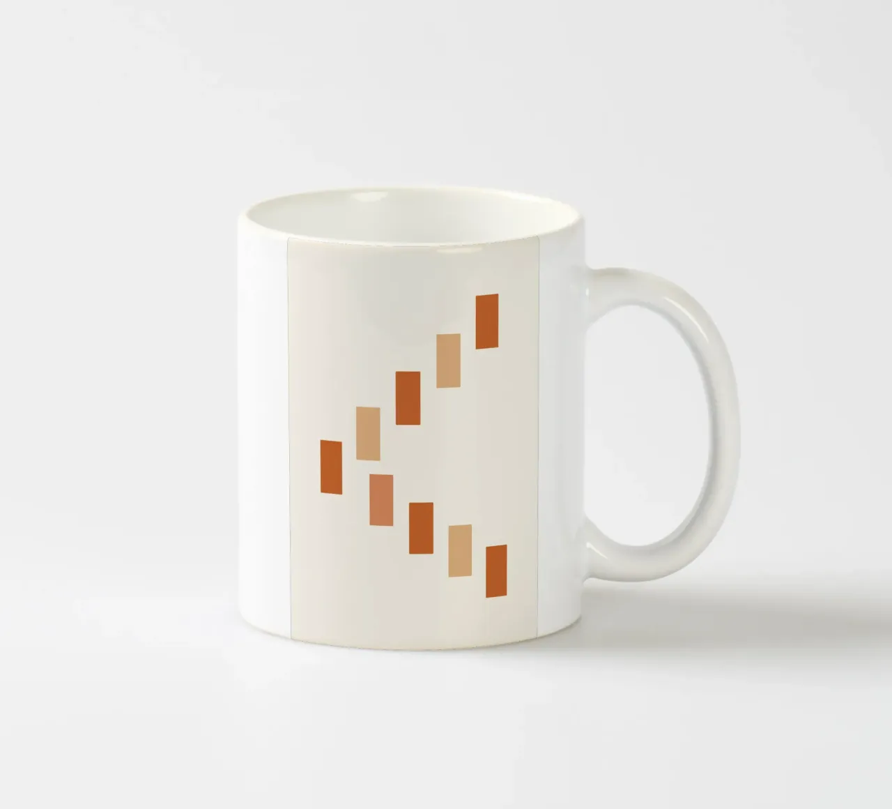 Shifting Rectangles in Rhythm tazza in ceramica da LisaArtes