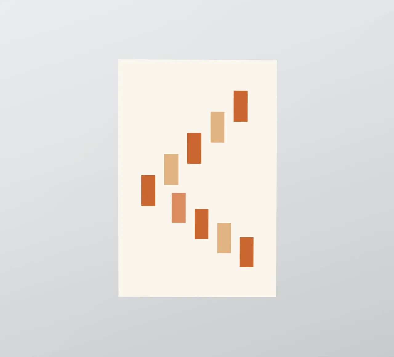 Shifting Rectangles in Rhythm adesivo da LisaArtes