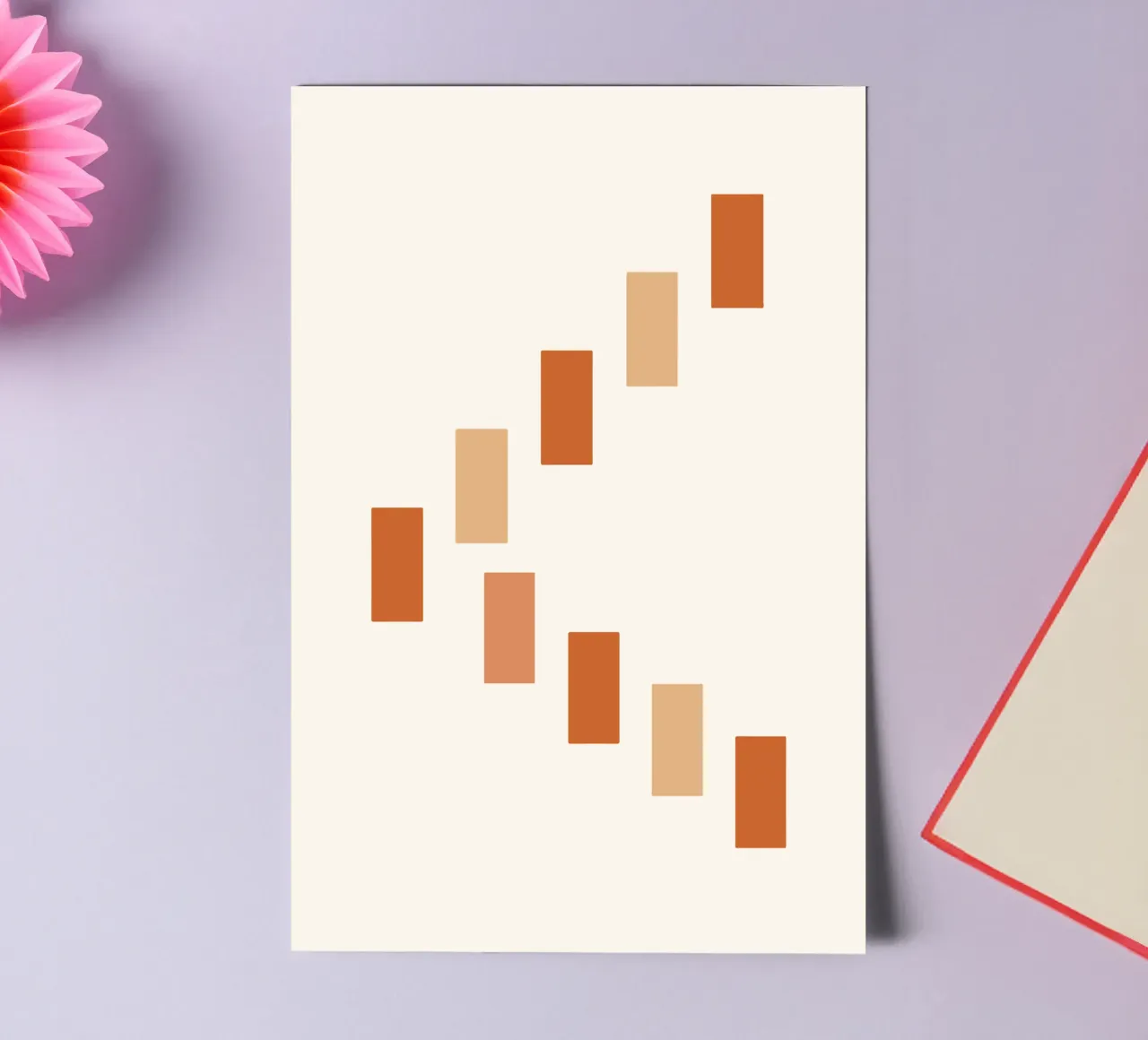 Shifting Rectangles in Rhythm foglio adesivo da LisaArtes