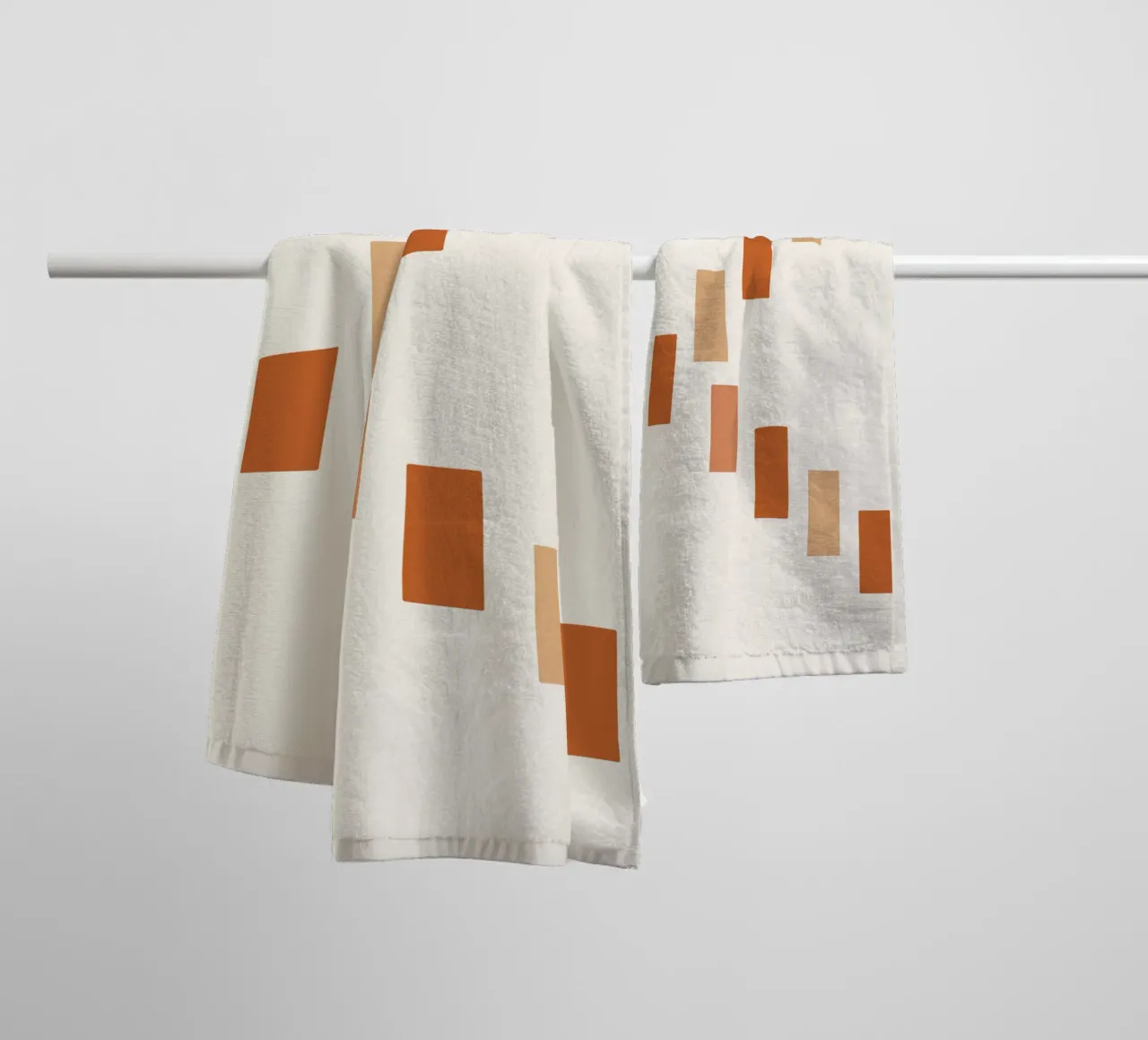 Shifting Rectangles in Rhythm asciugamano da bagno da LisaArtes