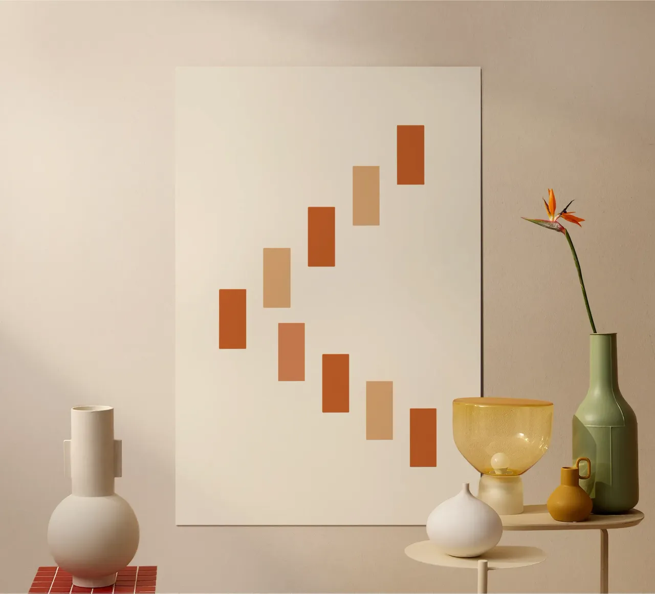 Shifting Rectangles in Rhythm carta hahnemühle da LisaArtes