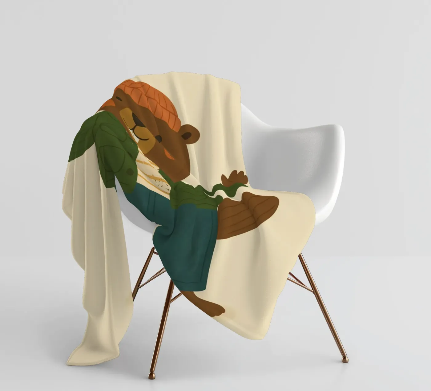 Die Rolle Fleecedecke von kokoprint