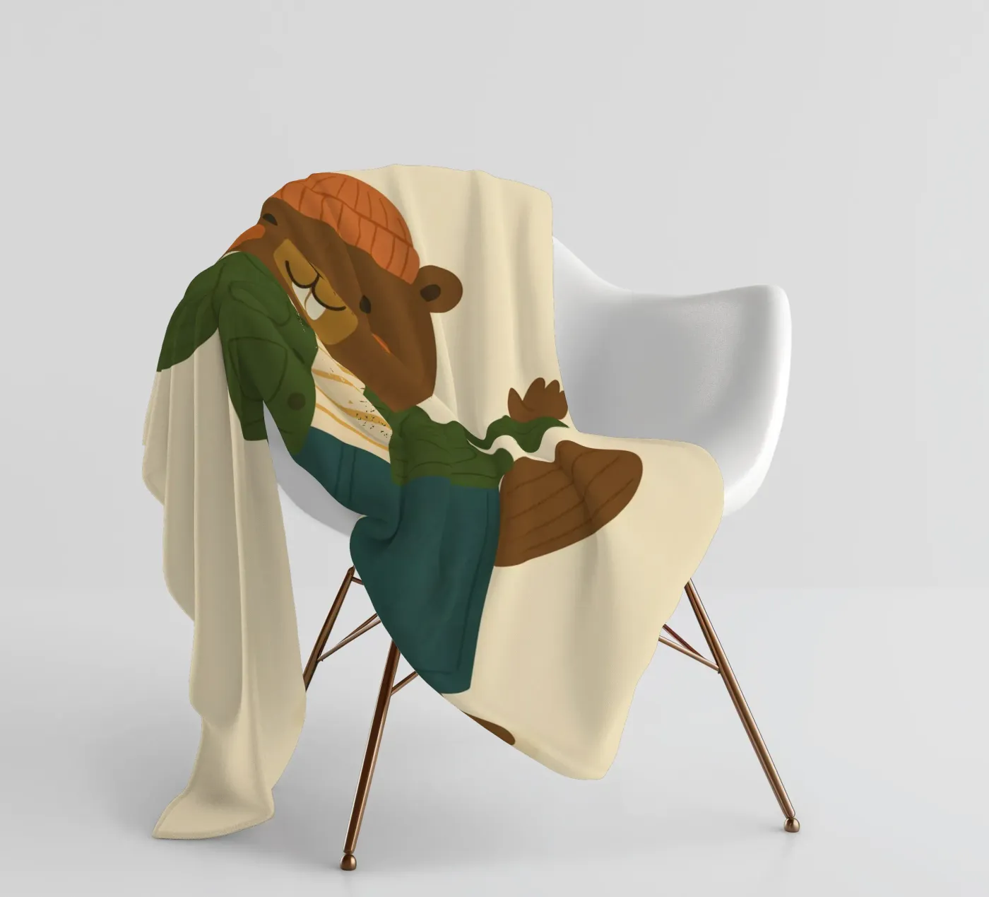 Die Rolle Fleecedecke von kokoprint