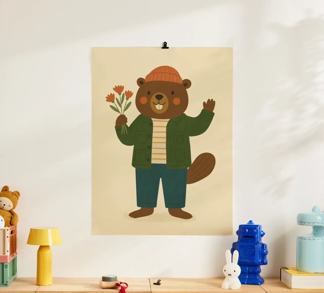 Le castor poster da kokoprint