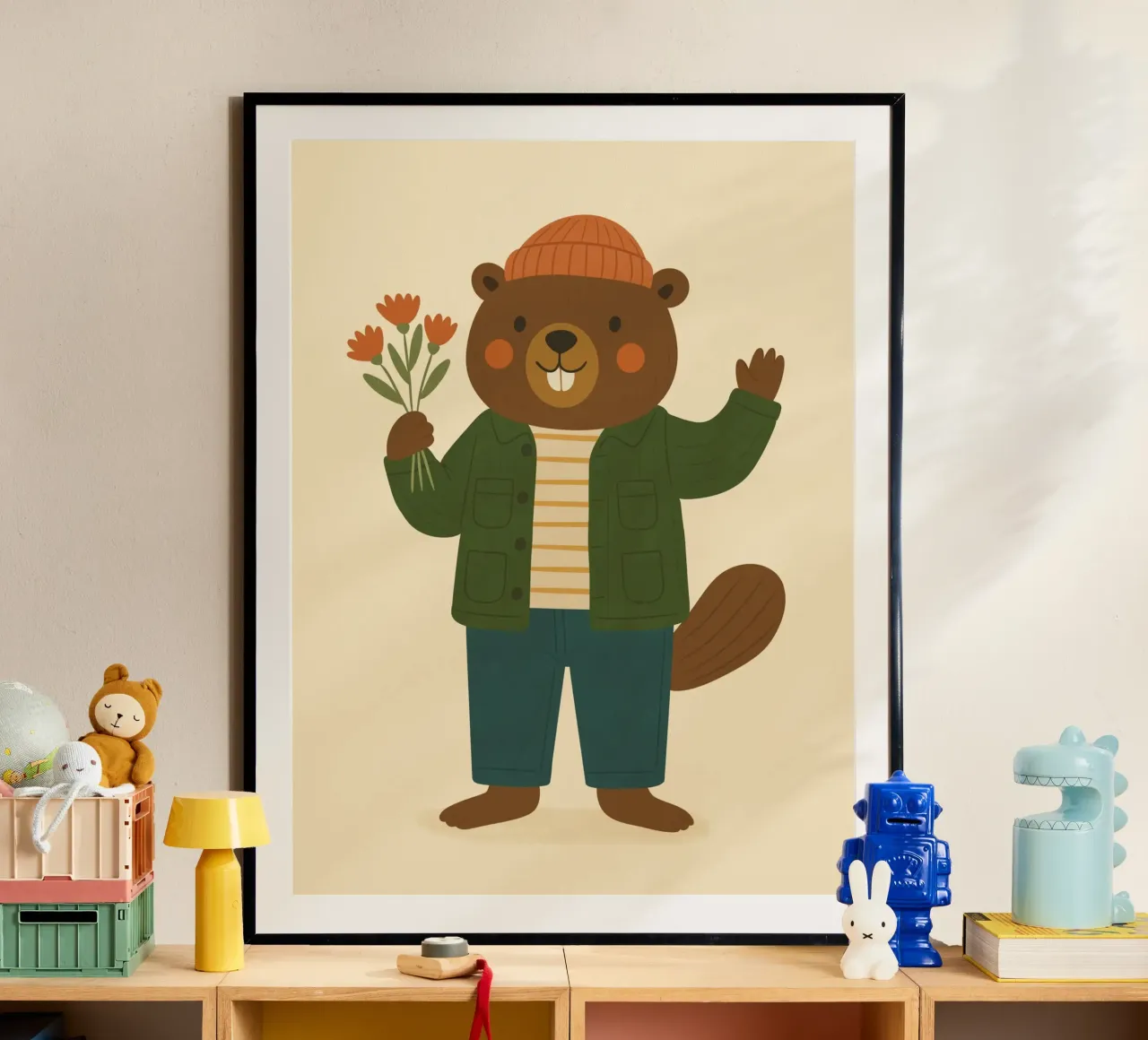 Le castor poster da kokoprint