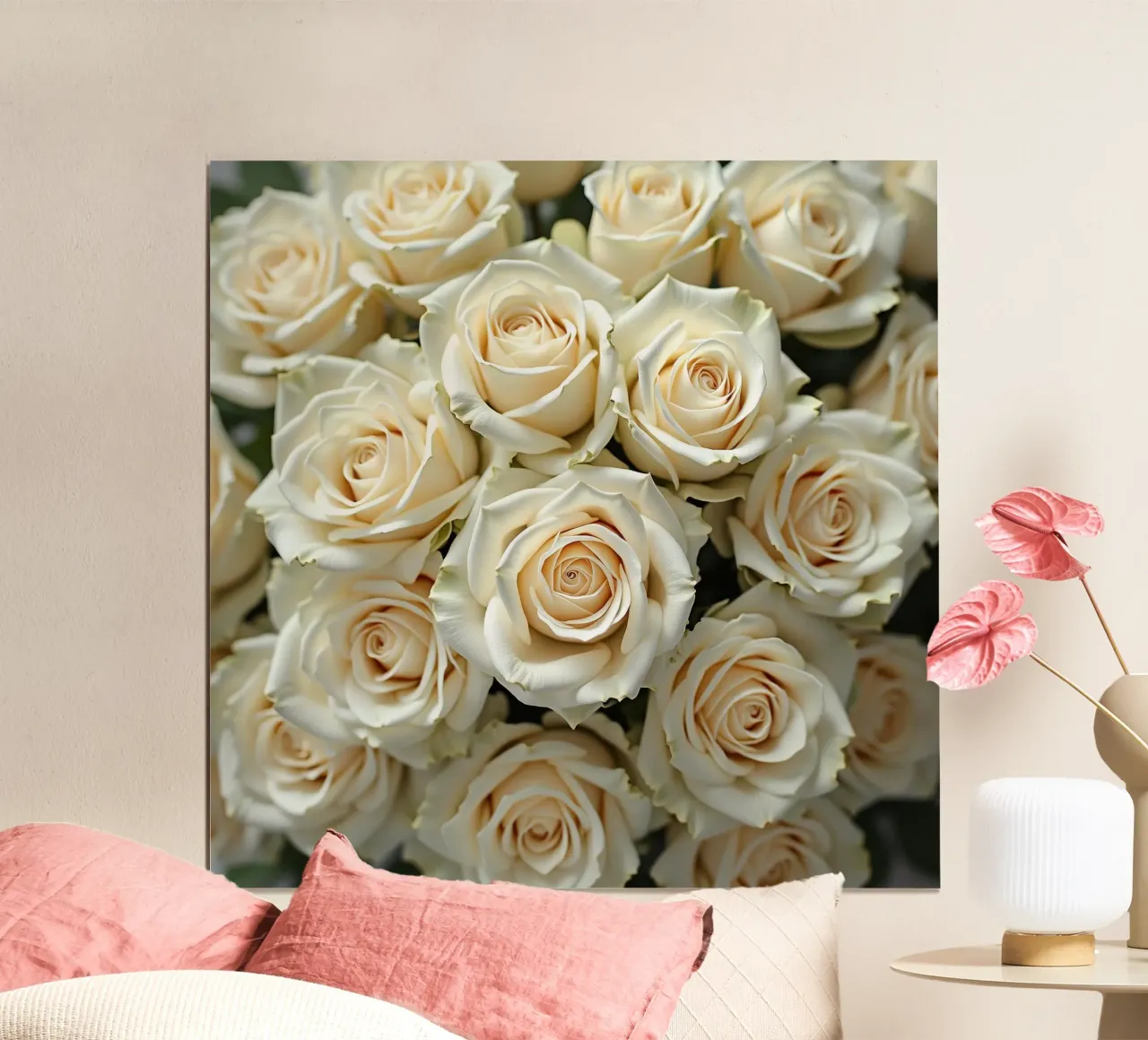Rose_bianco poster da Farb- und Blütenzauber by LK